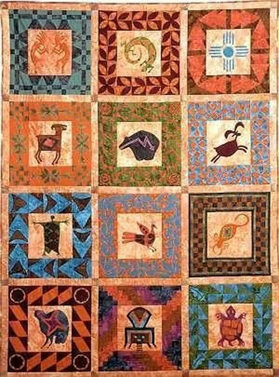 Native American Cla1910356Q Quilt Blanket and Home Decor