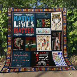 Native American Hn240528 Quilt Blanket and Home Decor
