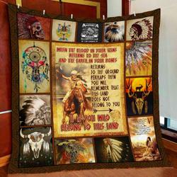 Native American Quilt Blanket Qnk89 and Home Decor