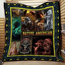 Native American Quilt Blanket Ver 3 and Home Decor
