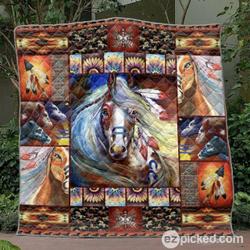 Native American Spirit Hur Quilt ne and Home Decor
