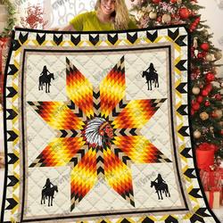 Native American Star Quilt Blanket 6006 and Home Decor