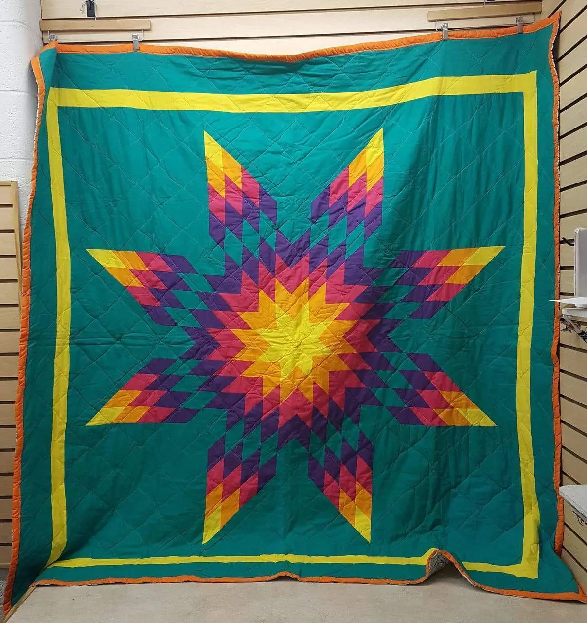 Native American Star Quilt and Home Decor