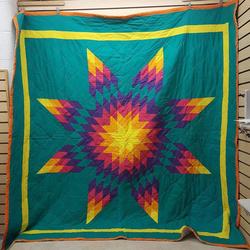 Native American Star Quilt and Home Decor
