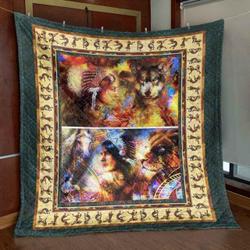 Native Spirit Quilt Blanket Ylt6  Quilt and Home Decor