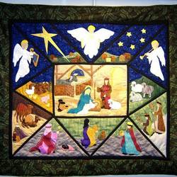 Nativity Clm250641 Quilt Blanket and Home Decor