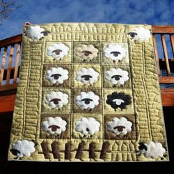 Naughty Sheep Quilt Blanket Bn14  Quilt and Home Decor