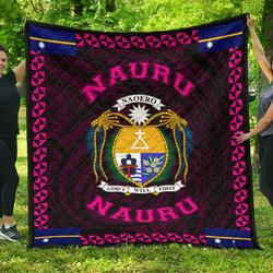 Nauru Polynesian Quilt Pink Love Style J11 Quilt  Quilt and Home Decor