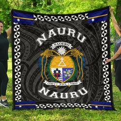 Nauru Polynesian Quilt White Love Style J11 Quilt  Quilt and Home Decor