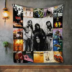Nazareth Style Two Album Covers Quilt Blanket and Home Decor