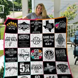Nba San Antonio Spurs 25 Quilt Blanket and Home Decor