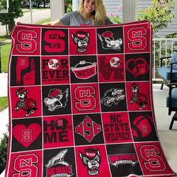 Nc State Wolfpack Quilt Blanket B110615  Quilt and Home Decor