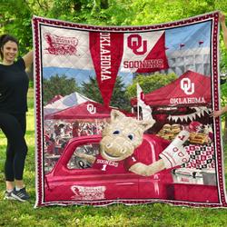 Ncaa-10-Oklahoma Sooners-Quilt For Summer 2019 and Home Decor