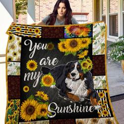Nd 02 Sunflower Bernese Mountain Quilt  Quilt and Home Decor