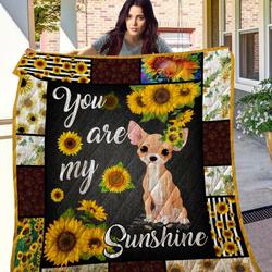 Nd 02 Sunflower Chihuahua Quilt  Quilt and Home Decor