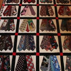 Neck Tie Cla1010386Q Quilt Blanket and Home Decor