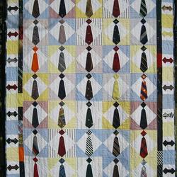 Neck Tie Cla1010395Q Quilt Blanket and Home Decor