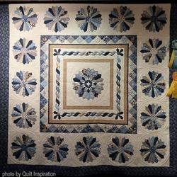 Neck Tie Flower Hur Quilt cc and Home Decor