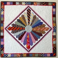 Neck Tie Hur Quilt fl and Home Decor