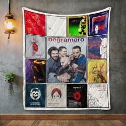 Negramaro Album Covers Quilt Blanket and Home Decor