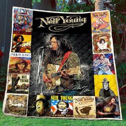 Neil Young Ver1 Blanket Th1507 Quilt and Home Decor