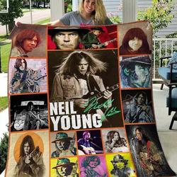 Neil Young Ver3 Blanket Th1507 Quilt and Home Decor
