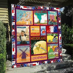 Netherland Na280608 Tbg Quilt Blanket and Home Decor
