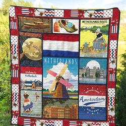 Netherland Qh040733B Tbg Quilt Blanket and Home Decor