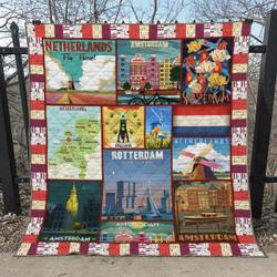 Netherlands Li0507010A Quilt Blanket and Home Decor