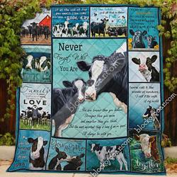 Never Forget That I’Ll Always Be With You, Cow Quilt and Home Decor
