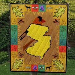 New Jersey Clm240639 Quilt Blanket and Home Decor