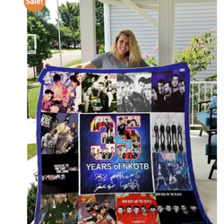 New Kid On The Block Quilt Blanket and Home Decor