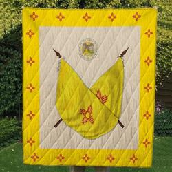 New Mexico Flag Cl14100357Mdq Quilt Blanket and Home Decor