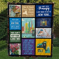 New York Cl14100360Mdq Quilt Blanket and Home Decor