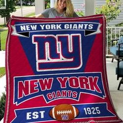 New York Giants Quilt Blanket 02 and Home Decor