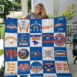 New York Islanders Quilt Blanket Ver 25      and Home Decor