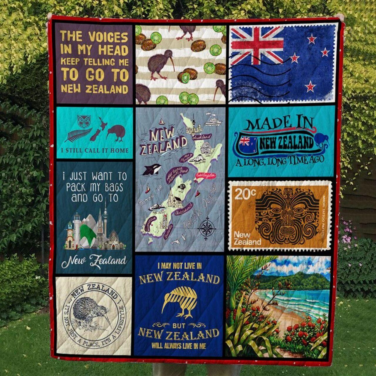 New Zealand Cl14100362Mdq Quilt Blanket and Home Decor