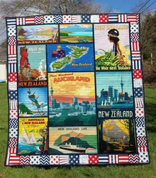 New Zealand Tu060709A Quilt Blanket and Home Decor