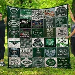 Nfl New York Jets Quilt Blanket and Home Decor