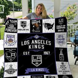 Nhl  Los Angeles Kings 17 Quilt Blanket and Home Decor