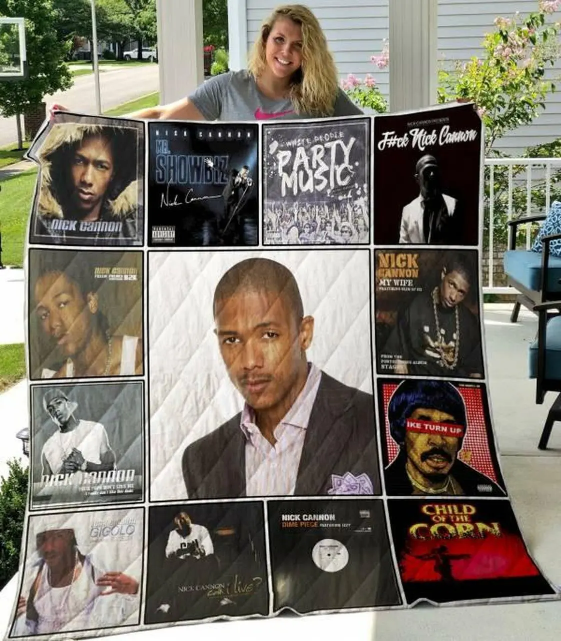 Nick Cannon Quilt Blanket M100603 Quilt and Home Decor