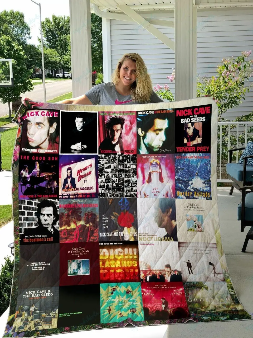 Nick Cave The Bad Seeds Style 2 Quilt Blanket and Home Decor