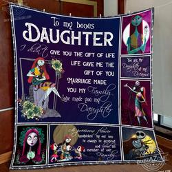 Nightmare Bonus Daughter Life Gave Me The Gift Of You Quilt Cc and Home Decor
