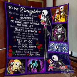 Nightmare Daughter Make Your Soul Happy Quilt Cc and Home Decor