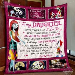Nightmare Daughter Mom Have Your Back Quilt Gg V2 and Home Decor