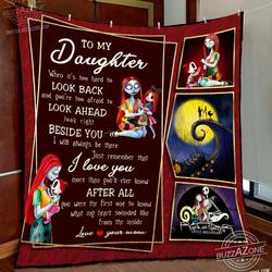 Nightmare Daughter Mom Look Right Beside You Quilt Cc and Home Decor