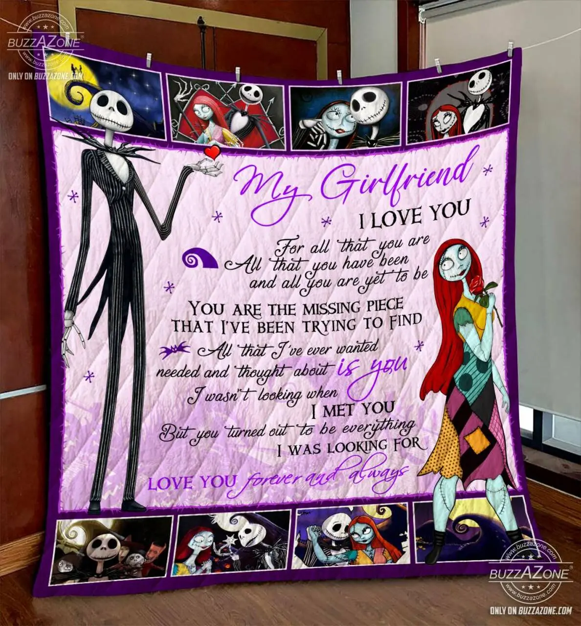 Nightmare Girlfriend Everything I Was Looking Quilt Gg and Home Decor
