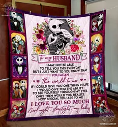 Nightmare Husband You Mean The World Quilt Gg and Home Decor