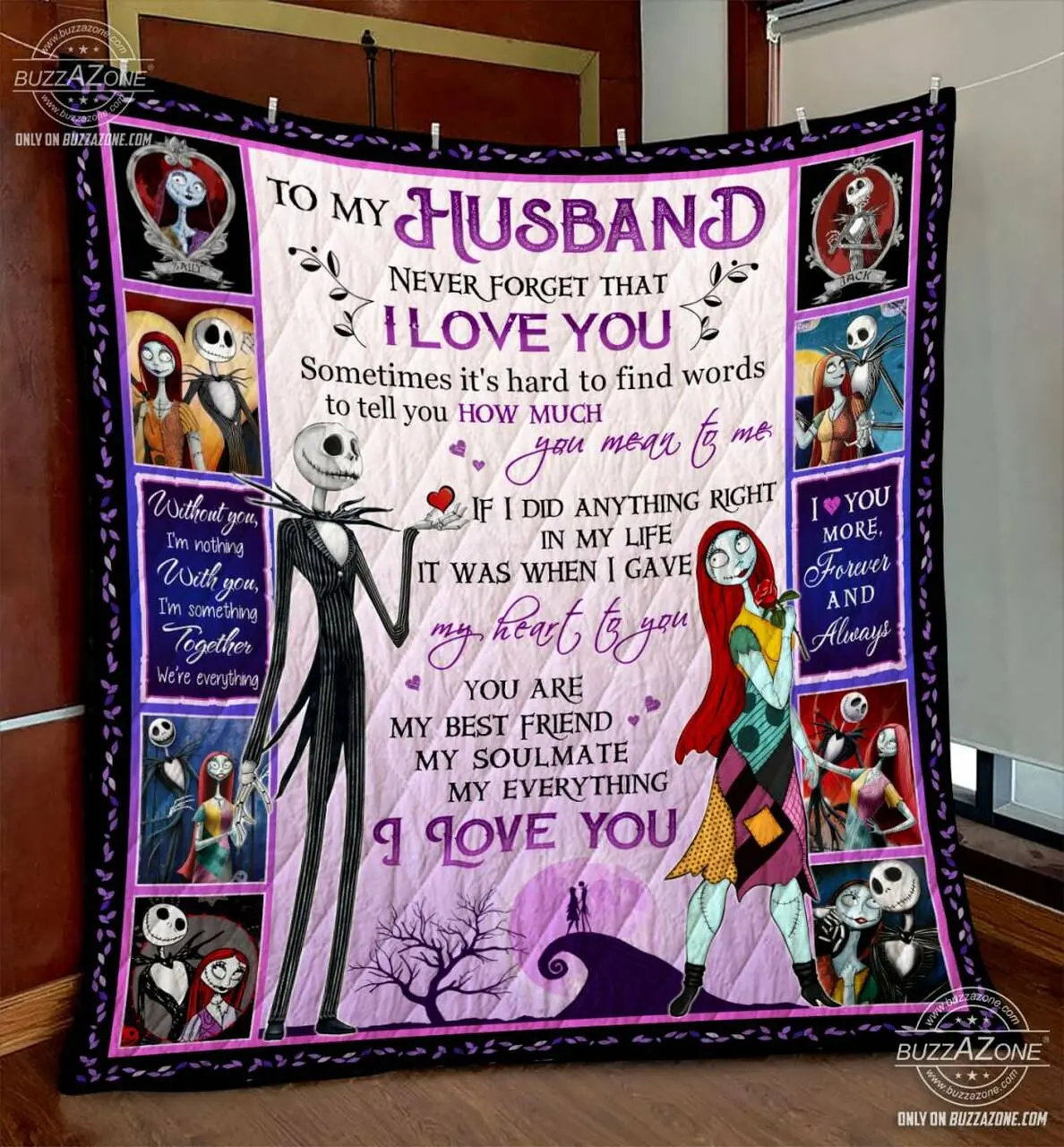 Nightmare Husband You Mean To Me Quilt Gg and Home Decor