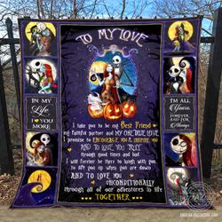Nightmare I Take You To Be My Best Friend My Faithful Partner Quilt - Nh and Home Decor